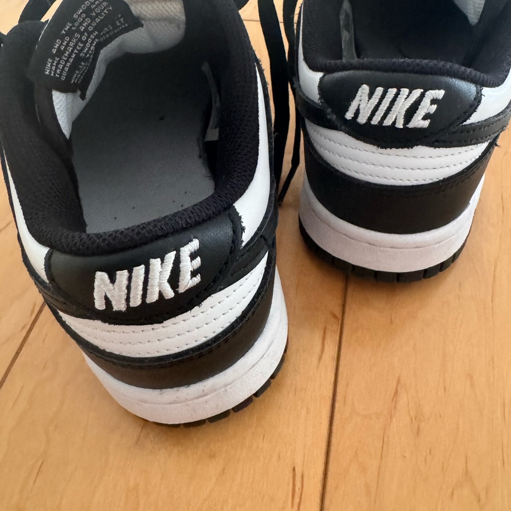 Nike Kids Black and White Sneakers